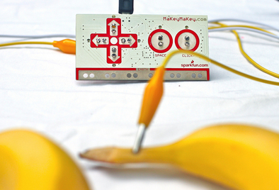 Picture of a MakeyMakey circuit board